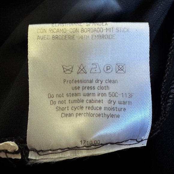 Giorgio Armani Open Back Black Maxi Dress - Picture 8 of 9